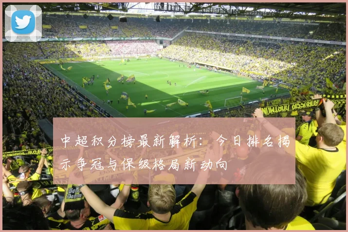 中超积分榜最新解析:今日排名揭示争冠与保级格局新动向